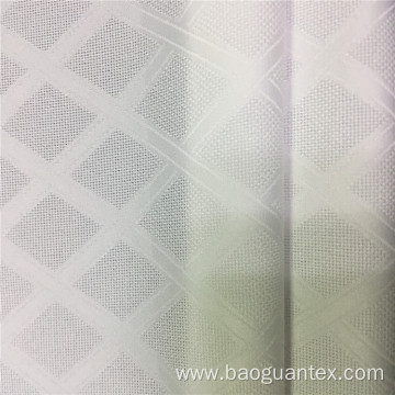 Jacquard 100% Polyester Mesh Fabric for Curtain